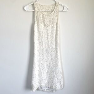 NWT Express cream lace dress